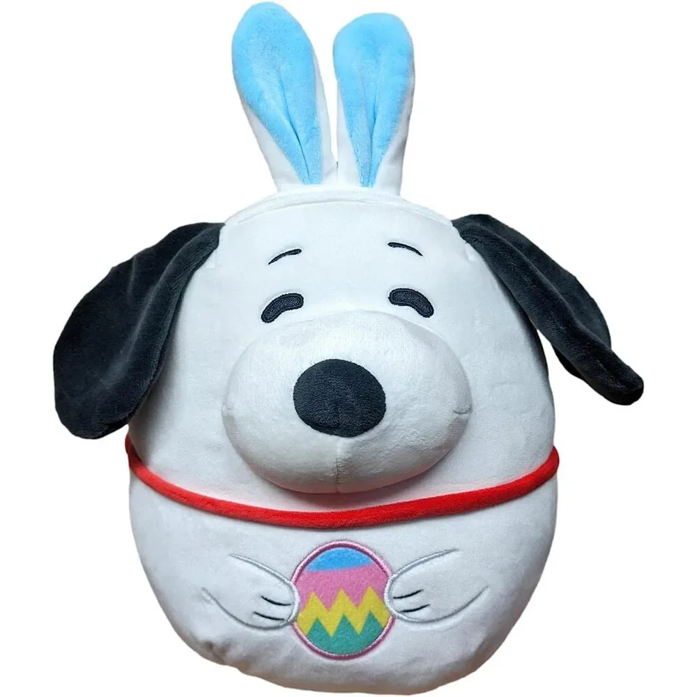 Squishmallows Snoopy Bunny Ears Holding Easter Egg 8